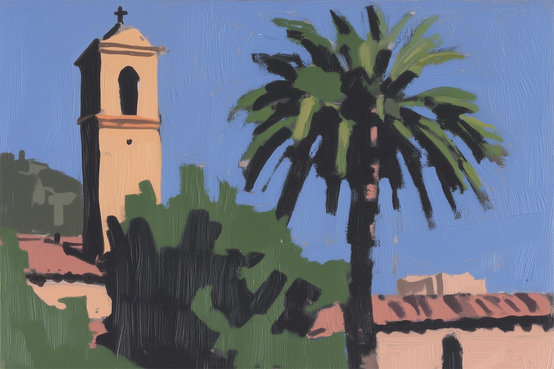 calogne, oil and acrylic hand painted artwork on canvas by house lamont, affordable artwork, free worldwide shipping