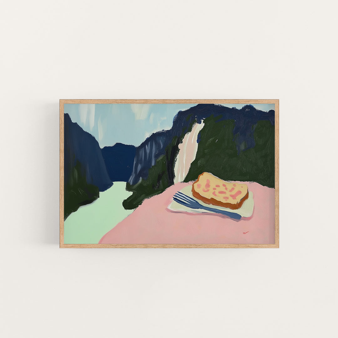 fairy bread, artwork for sale, oil and acrylic hand painted artwork on canvas by house lamont, affordable artwork, free worldwide shipping