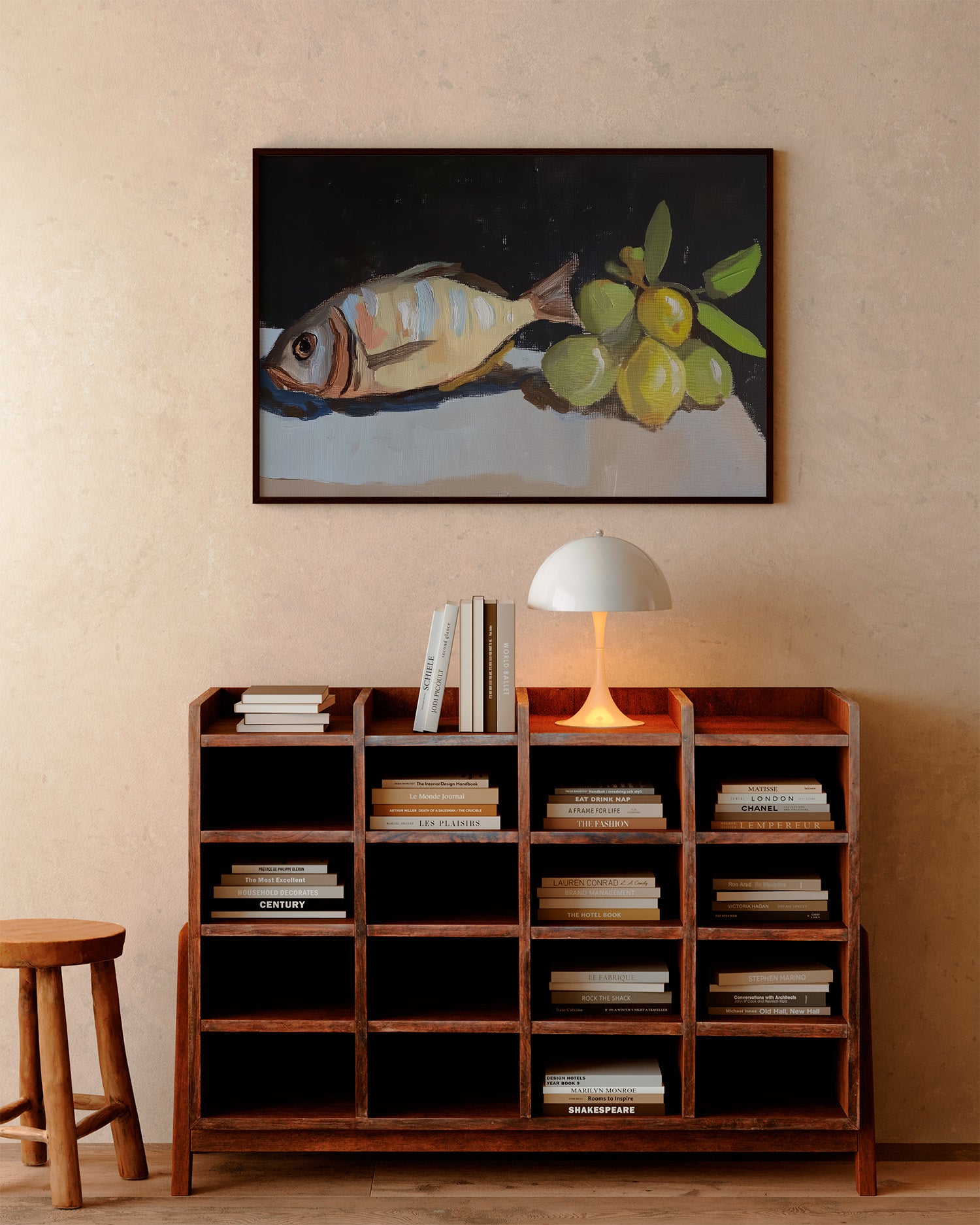 morning catch, artwork for sale, oil and acrylic hand painted artwork on canvas by house lamont, affordable artwork, free worldwide shipping