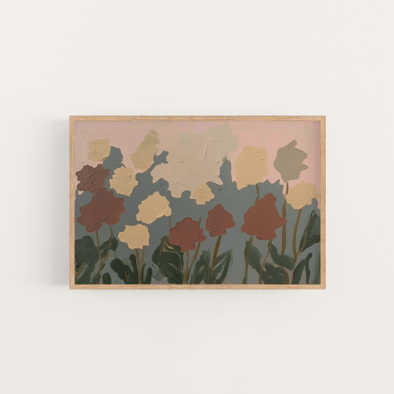 spring II, oil and acrylic hand painted artwork on canvas by house lamont, affordable artwork, free worldwide shipping