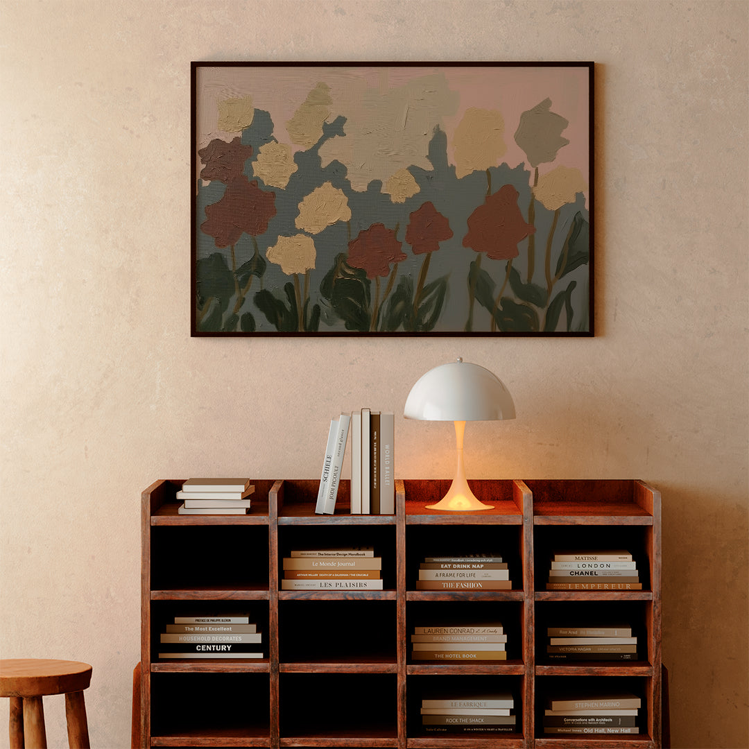 spring II, oil and acrylic hand painted artwork on canvas by house lamont, affordable artwork, free worldwide shipping