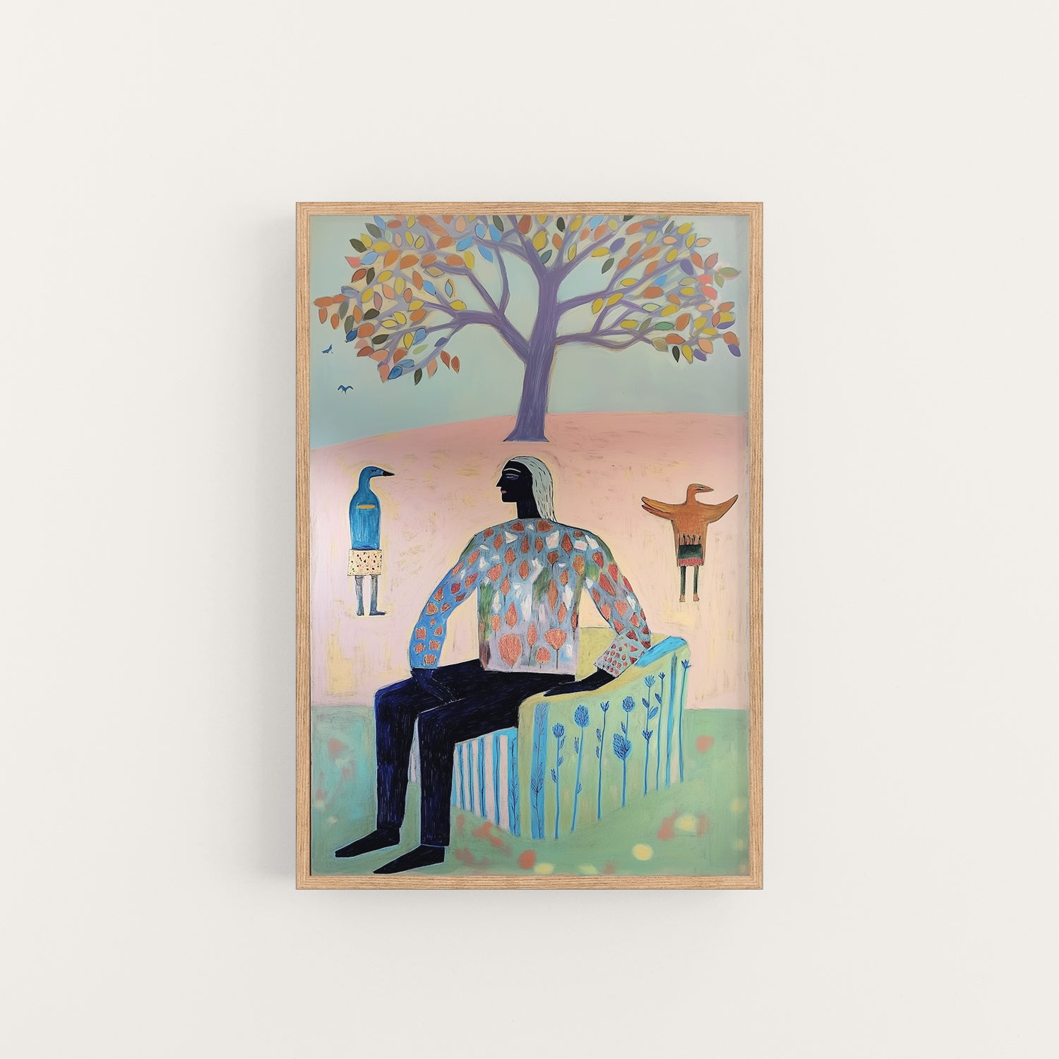 story time , artwork for sale, oil and acrylic hand painted artwork on canvas by house lamont, affordable artwork, free worldwide shipping