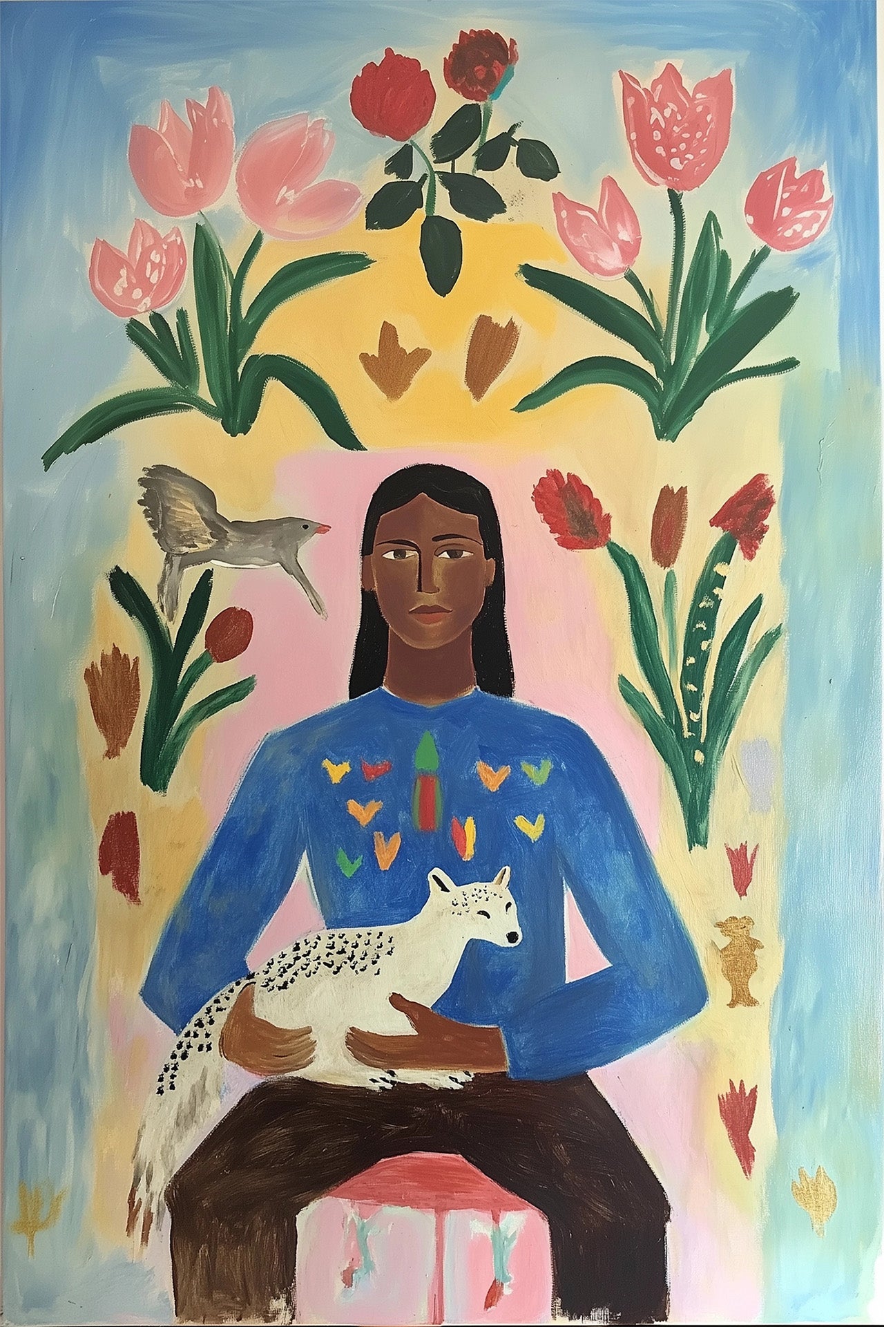 wild and co, artwork for sale, oil and acrylic hand painted artwork on canvas by house lamont, affordable artwork, free worldwide shipping